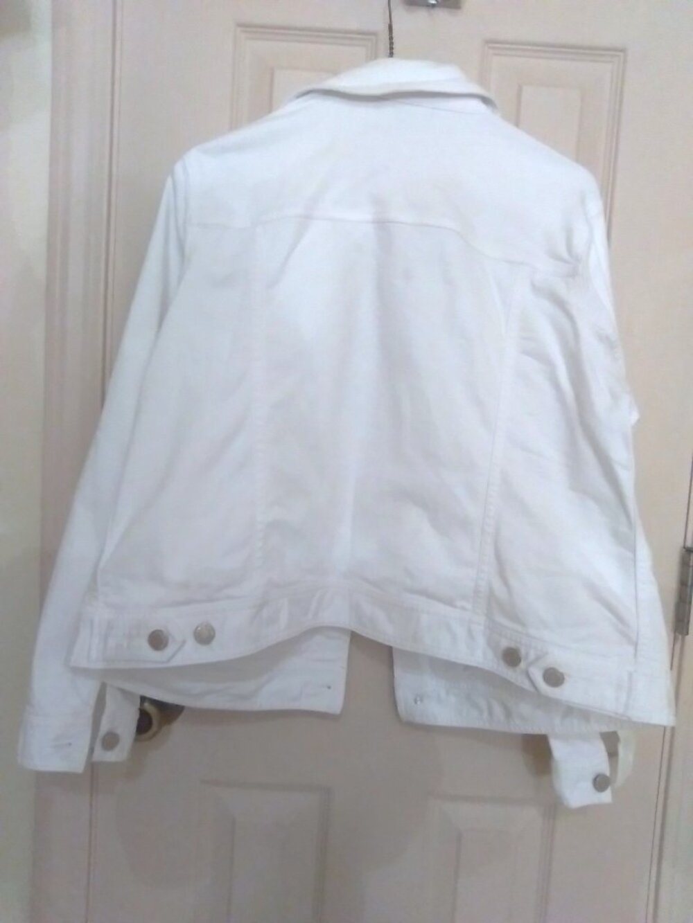 Talbots Plus Petite White Jean Jacket - Picture 8 of 13